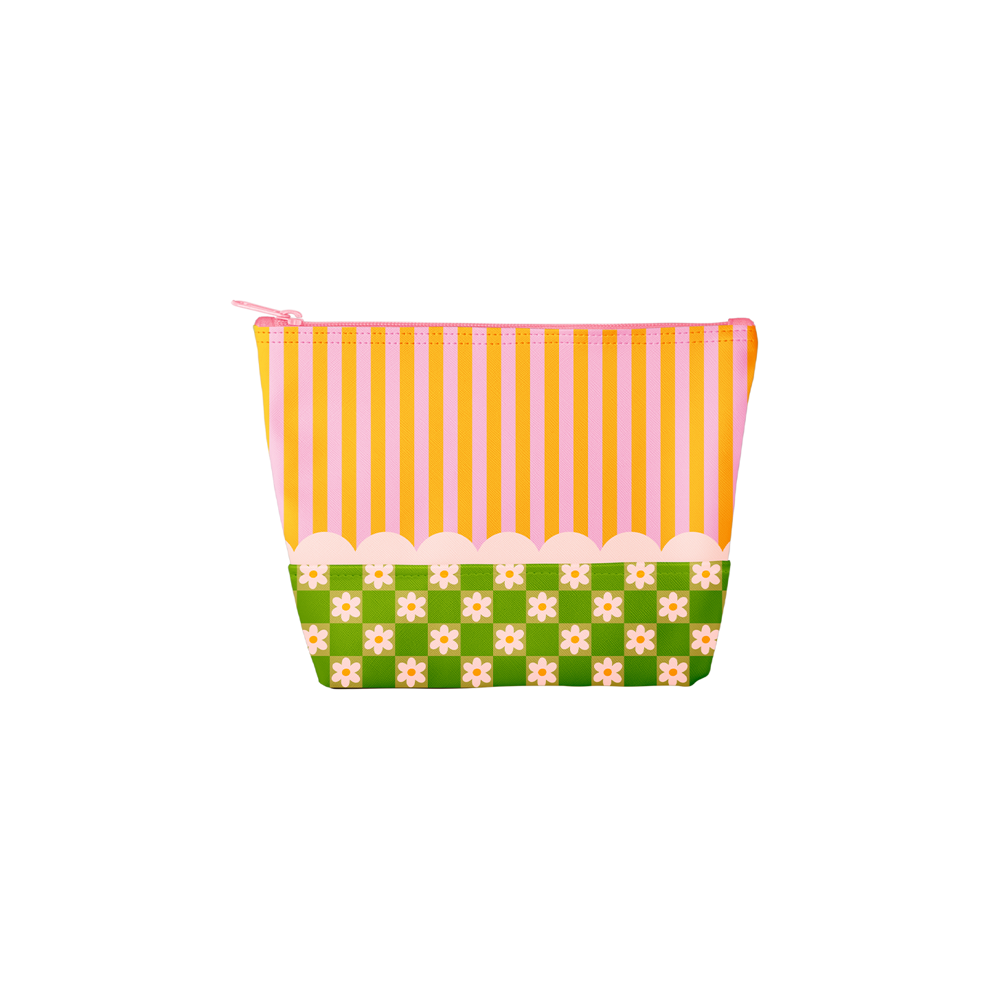 Daisy Stripe Pouch