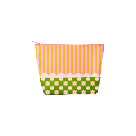 Daisy Stripe Pouch