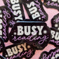 Busy Reading Sticker