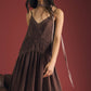 Lace Trim Midi Dress