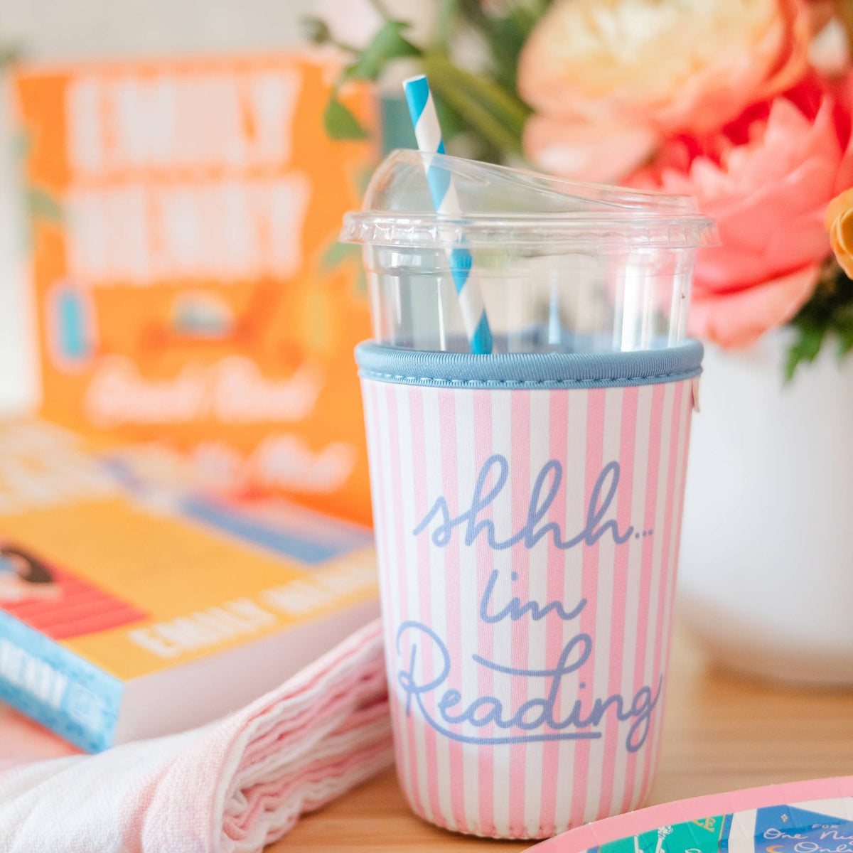Shhh...I'm Reading Coffee Sleeve