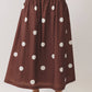 Polka Dot Maxi Skirt
