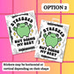 Frog Cute Relatable Mental Health Waterproof Sticker