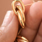 18K Gold Plated Waterproof Stainless Steel Stud Earrings - 7785: S0OX3T7785