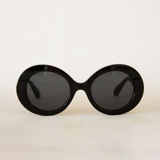 Frances Sunglasses: Black