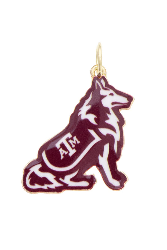 Texas A&M Aggies Enamel Mascot Charm