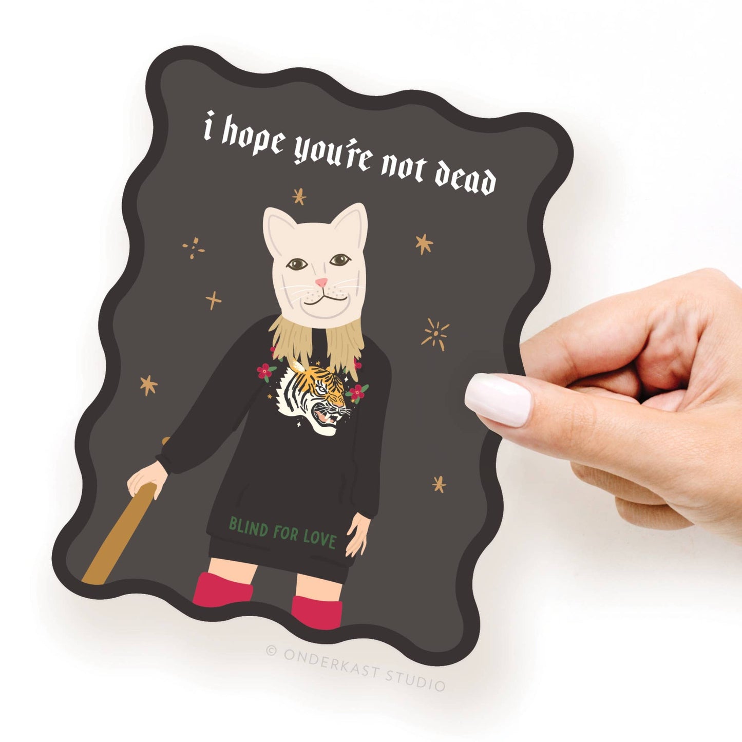 Wavy Die Cut TS Reputation Notecard