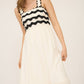 Scallop Midi Dress
