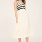 Scallop Midi Dress
