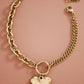 18K Gold Plated Waterproof Stainless Steel Chain Bracelet - 7363: S0OX3T7363