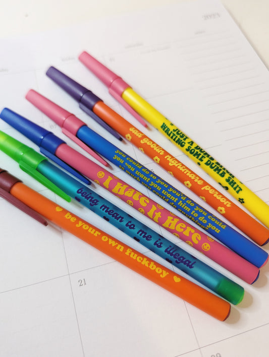 Multiple Sayings - Printed Ballpoint Pens