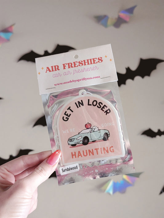 Get In Loser Halloween Car Air Freshener