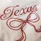 Texas Gameday Bow Tee - Ivory