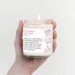 Speak Now Candle