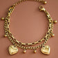 18K Gold Plated Waterproof Stainless Steel Chain Bracelet - 7434: S0OX3T7434