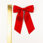 Bailee Matte Satin Bow Barrette: Plaza Pink