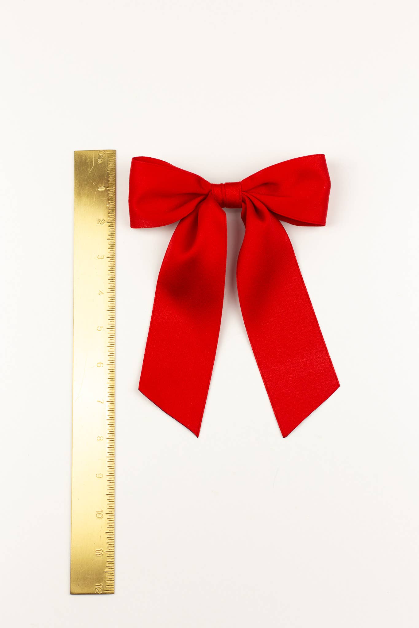 Bailee Matte Satin Bow Barrette: Plaza Pink