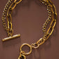 18K Gold Plated Waterproof Stainless Steel Chain Bracelet - 7560: S0OX3T7560