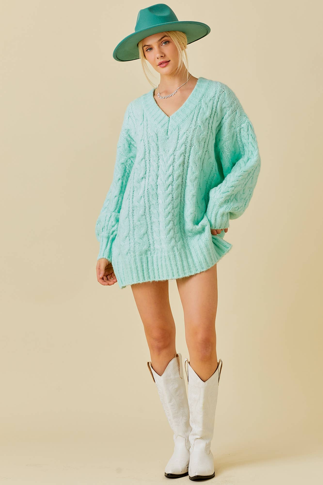 Cable Oversize Sweater