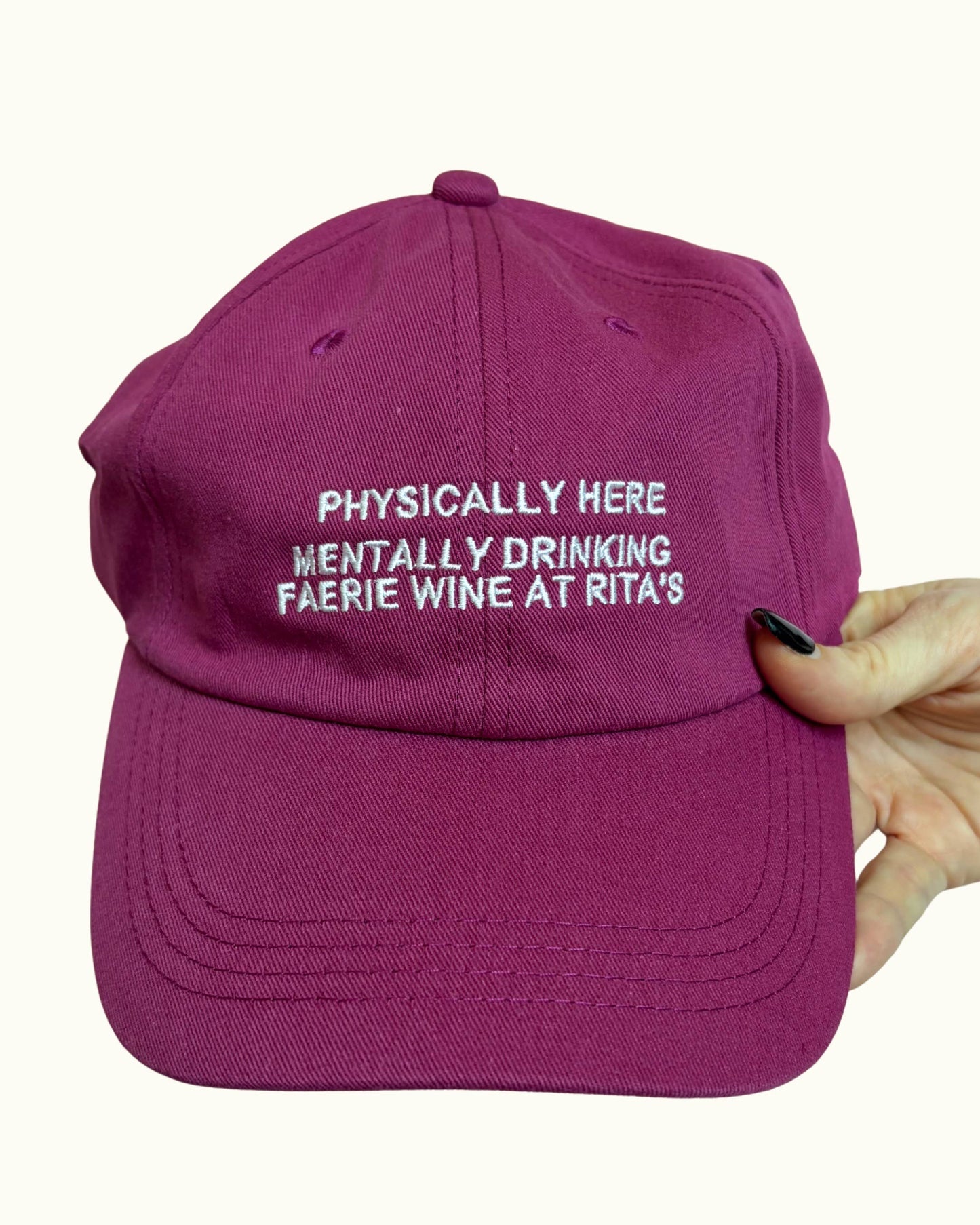 Mentally Drinking at Rita's 📚 Bookish Dad Hat