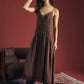 Lace Trim Midi Dress