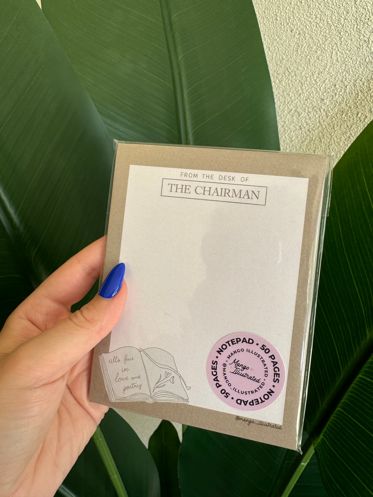 The Chairman Notepad TTPD