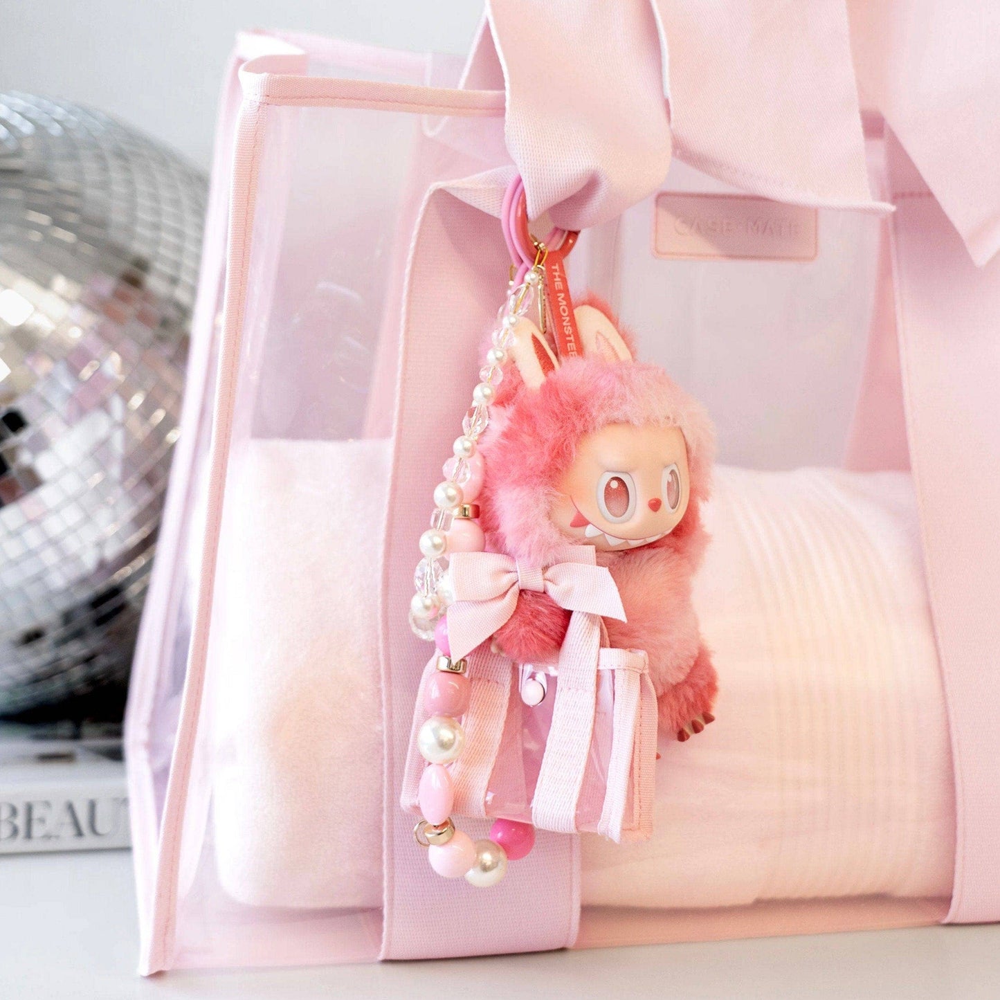 Case-Mate Tini Tote Keychain Charm: Ballet Pink