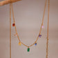 18K Gold Plated Waterproof Stainless Steel Chain Necklace - 6999: S0OX3T6999