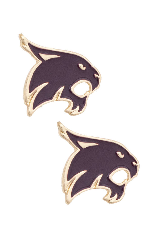 Texas State Bobcats Earrings