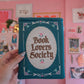 Book Society Embroidered Book/Kindle Sleeve: Book Sleeve