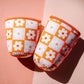 Coffee Sleeve - Checkered Daisy