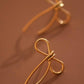 18K Gold Plated Waterproof Stainless Steel Stud Earrings - 7771: S0OX3T7771