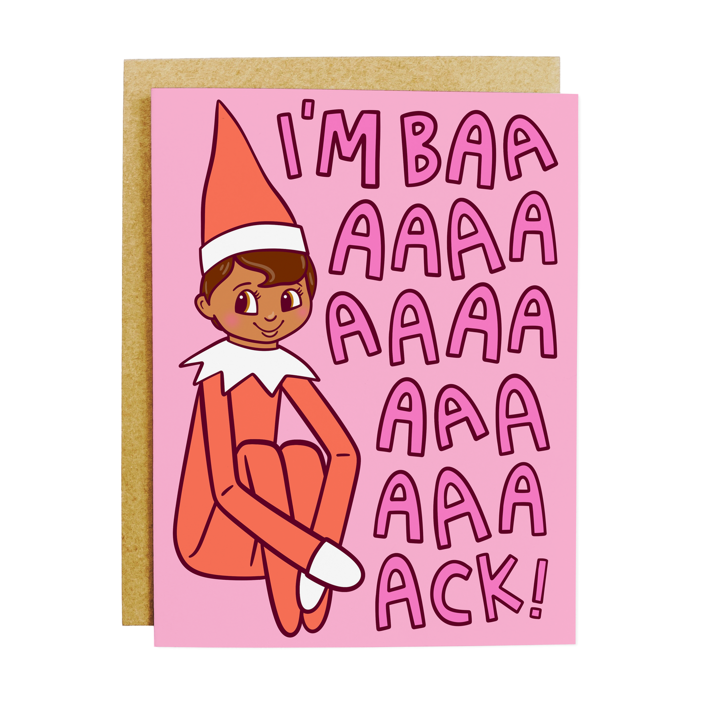 The Elf Is Back Card