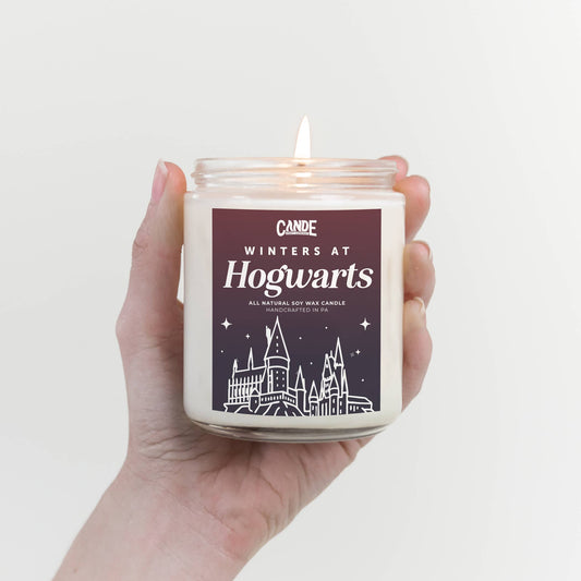 Winter at Hogwarts Candle