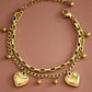 18K Gold Plated Waterproof Stainless Steel Chain Bracelet - 7434: S0OX3T7434