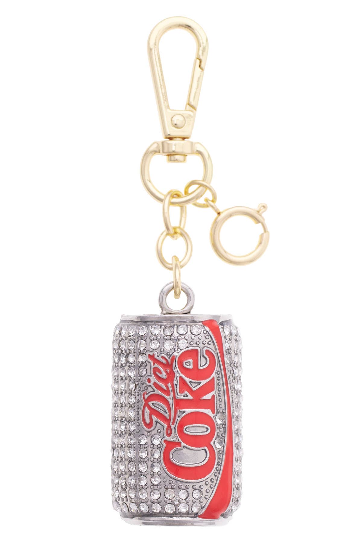 3-D Diet Coke Can Embellished Bag Charm