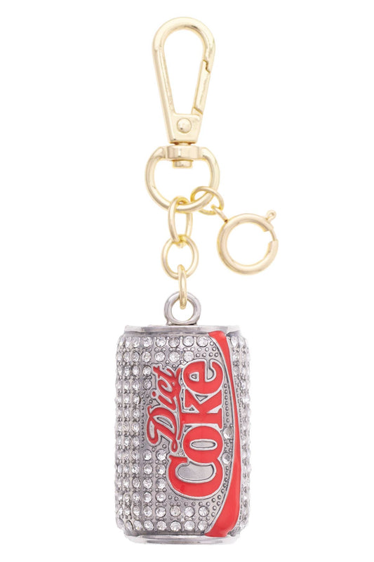 3-D Diet Coke Can Embellished Bag Charm