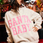 IT2594-SANTABABY | Reversible Mock Neck Sweatshirt: ASH GREY / S/M