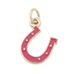 Horseshoe Charm Pink