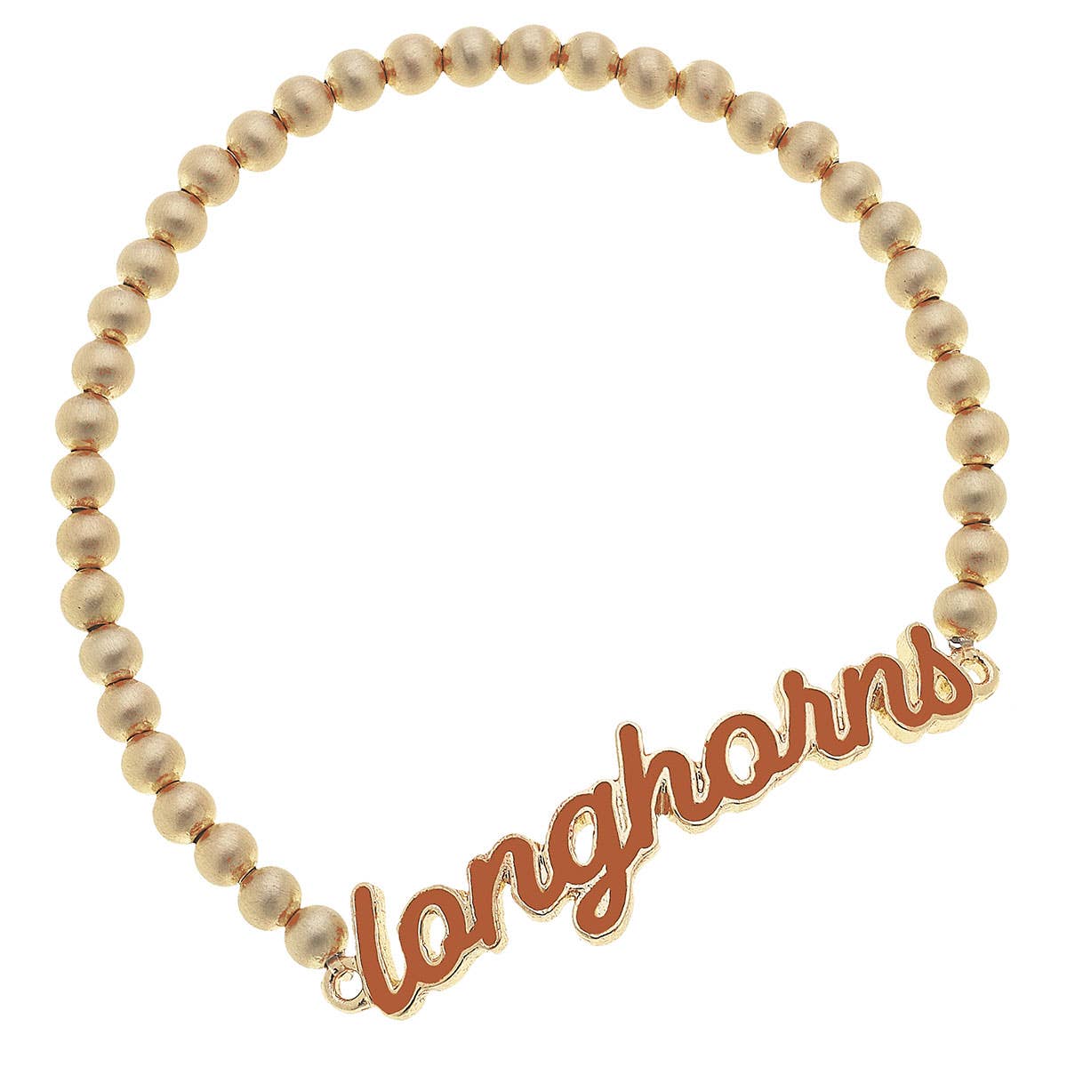 Texas Longhorns Script Bracelet