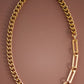 18K Gold Plated Waterproof Stainless Steel Chain Necklace - 6871: S0OX3T6871