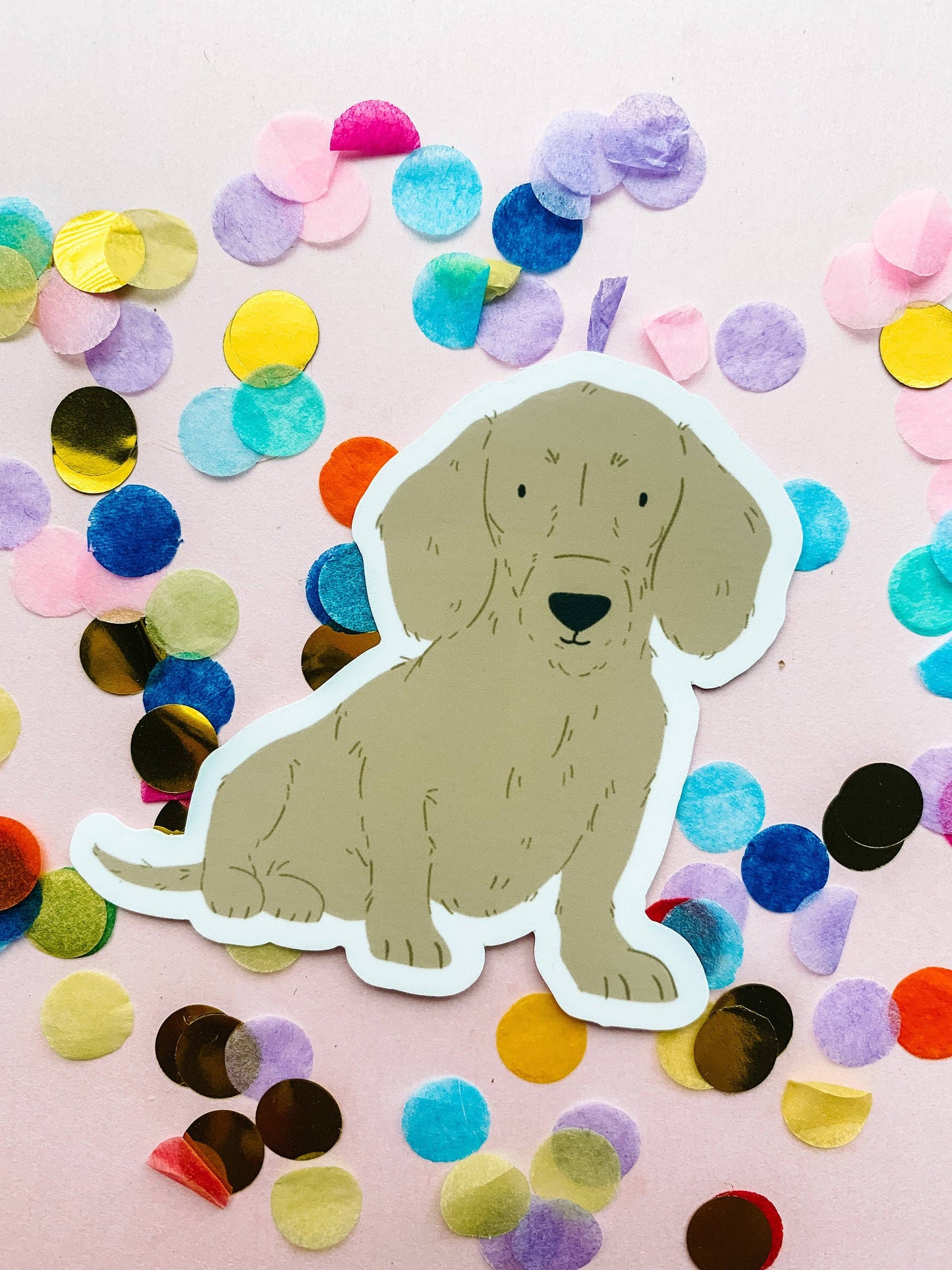 Dachshund Dog Vinyl Sticker