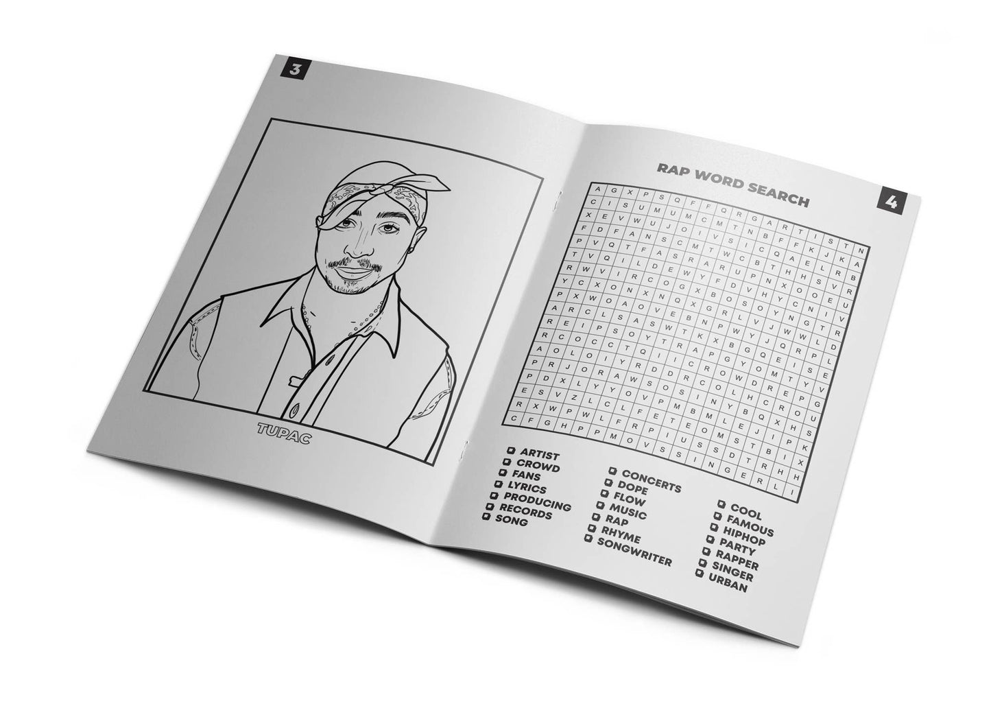 Rap Legends Activity Book