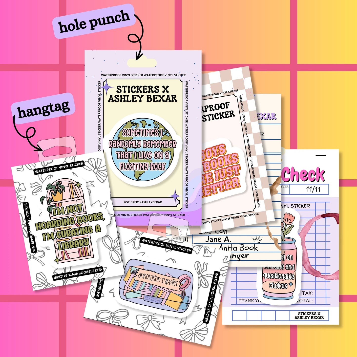 Bookish Smut Romance Vintage Waterproof Vinyl Sticker: Matte / Done!