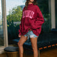 'DILLY DALLY' Mockneck Sweatshirt