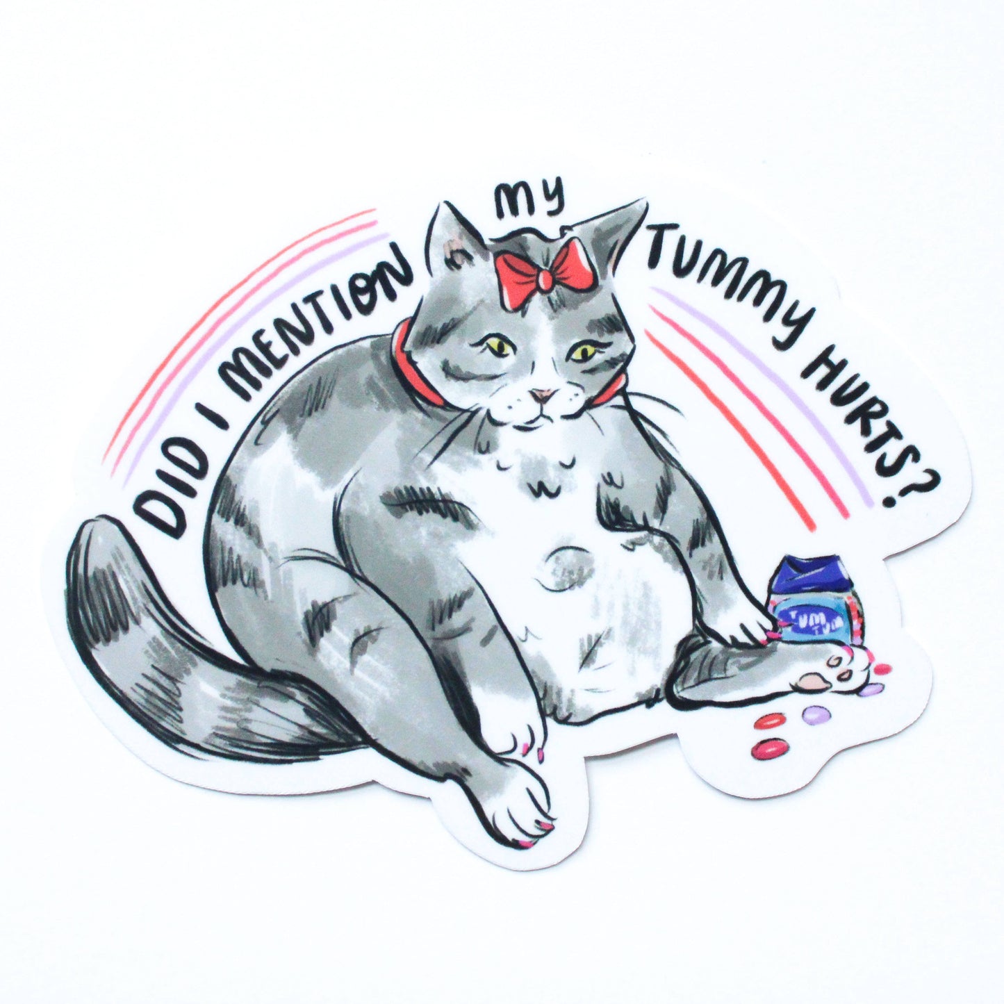 Tummy Ache Sticker