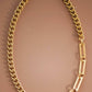 18K Gold Plated Waterproof Stainless Steel Chain Necklace - 6871: S0OX3T6871