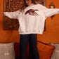 'MALLARD' Embroidered Mock-Neck Sweatshirt