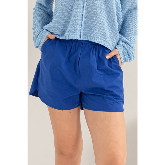 Cotton High Waist Shorts