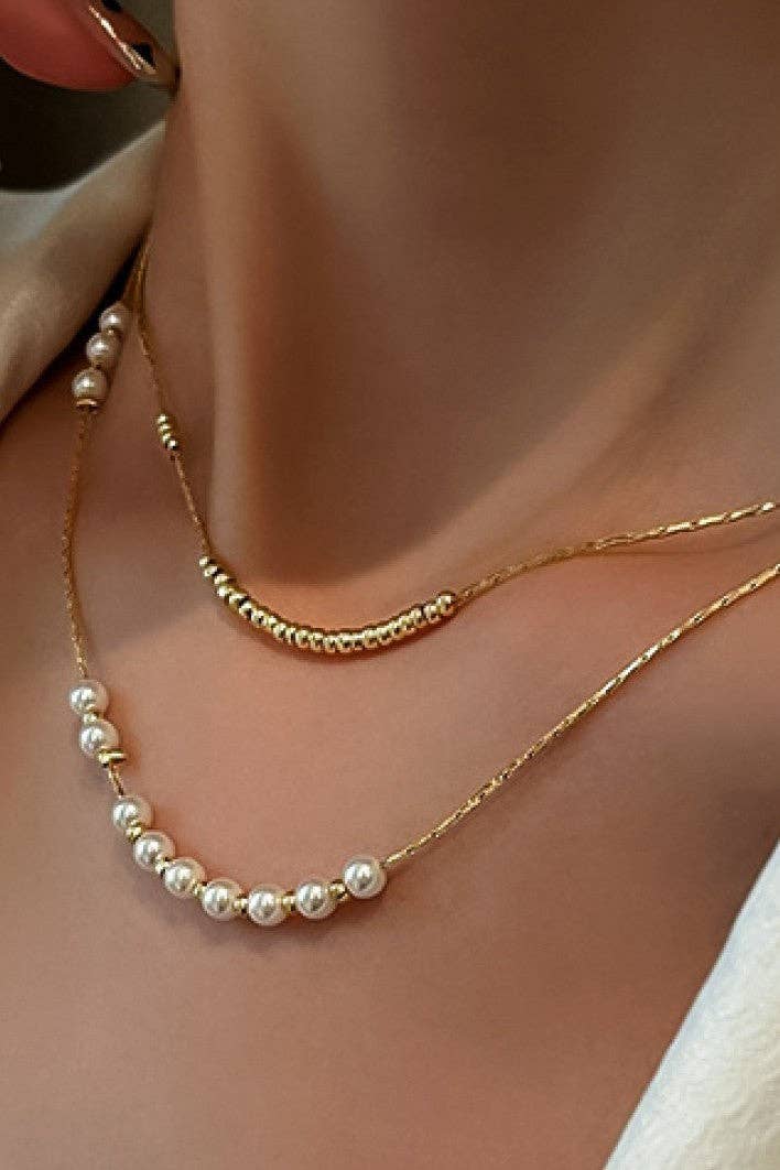 18K Gold Plated Waterproof Stainless Steel Chain Necklace - 6992: S0OX3T6992